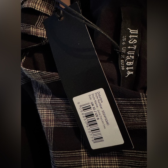 Glenda Check Mini Dress - Picture 9 of 9